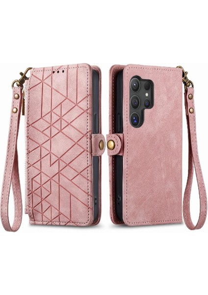 Samsung Galaxy S24 Için Flip Case Ultra Deri Kılıf Darbeye Basit (Yurt Dışından) fiyatları