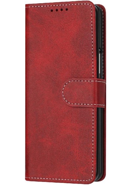 Samsung Galaxy Z Için Flip Case Toka ile 5 5g Kat Pu Deri Saf ile (Yurt Dışından) fırsatları