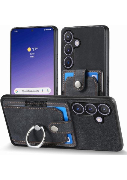 Samsung Galaxy S24 Manyetik Araç Montaj Standı Halka Tutucu Crad Yuvası (Yurt Dışından)