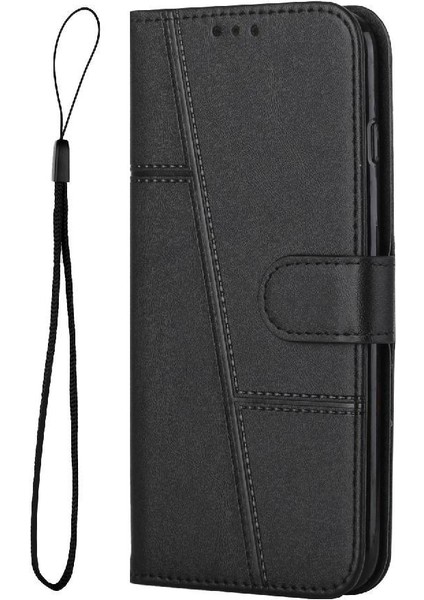 Samsung Galaxy M35 Yan Toka Kart Ekleme Kickstand Pu Için Flip Case (Yurt Dışından)