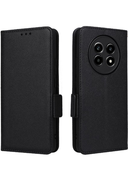Realme 13 Pro Artı Manyetik Kart Yuvaları Için Flip Case Tutucu Yan Toka Pu (Yurt Dışından)