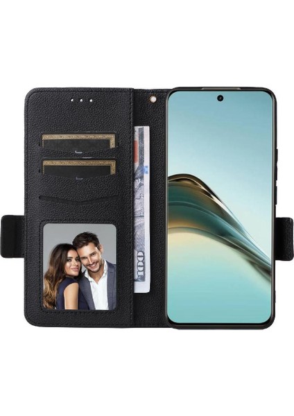 Realme 13 Pro Artı Manyetik Kart Yuvaları Için Flip Case Tutucu Yan Toka Pu (Yurt Dışından) fiyatları