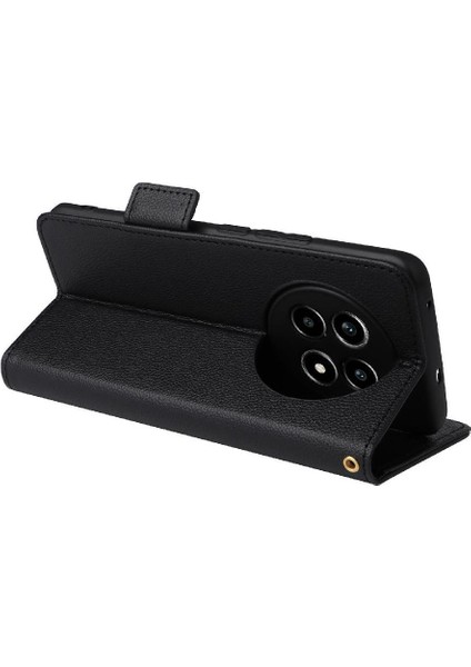 Realme 13 Pro Artı Manyetik Kart Yuvaları Için Flip Case Tutucu Yan Toka Pu (Yurt Dışından) modelleri