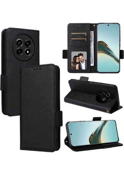 Realme 13 Pro Artı Manyetik Kart Yuvaları Için Flip Case Tutucu Yan Toka Pu (Yurt Dışından) indirimleri