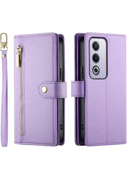 Oppo A3 Pro 5g Bilek Kayışı Cüzdan Bölmesi Kickstand Kart Için Flip Case (Yurt Dışından)