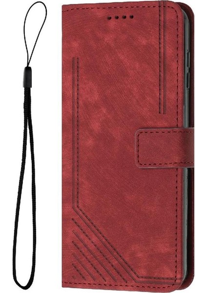 Xiaomi Poco M6 4g Kart Ekleme Cüzdan Pu Deri Için Flip Case (Yurt Dışından)