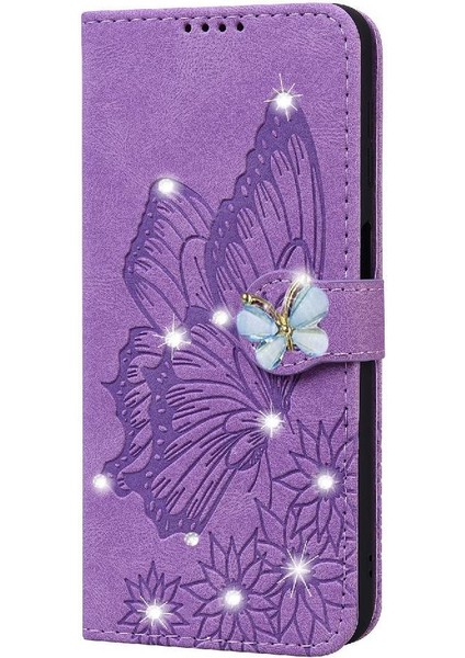 Xiaomi Poco M6 4g Için Flip Case Deri Cüzdan Kickstand Koruyucu Büyük (Yurt Dışından)