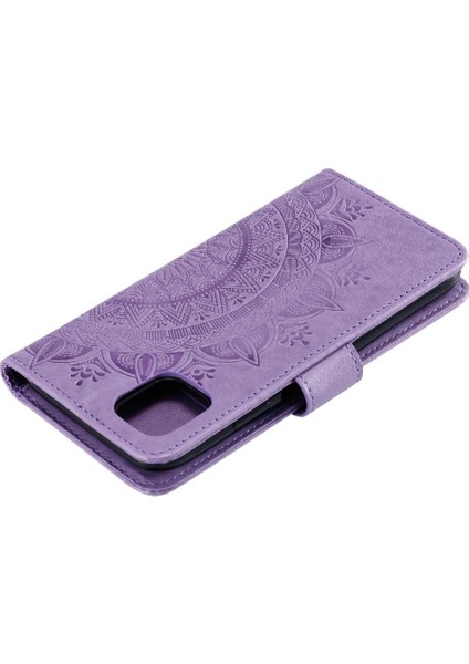 Xiaomi Poco M6 4g Için Flip Case Pu Deri Kickstand Cüzdan Kılıf Totem (Yurt Dışından)