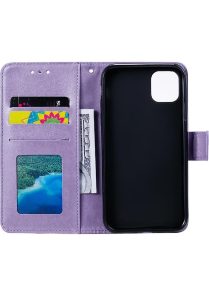 Xiaomi Poco M6 4g Için Flip Case Pu Deri Kickstand Cüzdan Kılıf Totem (Yurt Dışından)