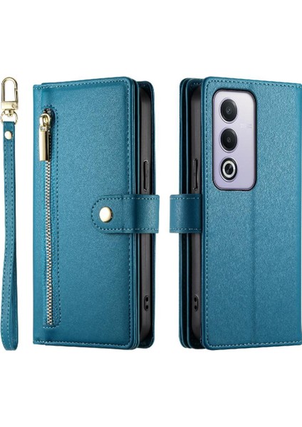 Oppo A3 Pro 5g Bilek Kayışı Cüzdan Bölmesi Kickstand Kart Için Flip Case (Yurt Dışından)