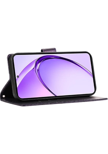 Oppo A3 Pro 5g Için Flip Case Üç Kart Yuvaları Darbeye Şok Emici (Yurt Dışından)