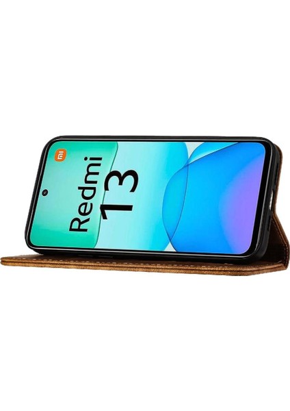 Xiaomi Poco M6 4g Için Flip Case Tutucu Kapak Çevirin Folio Kart Cep Kedi (Yurt Dışından)