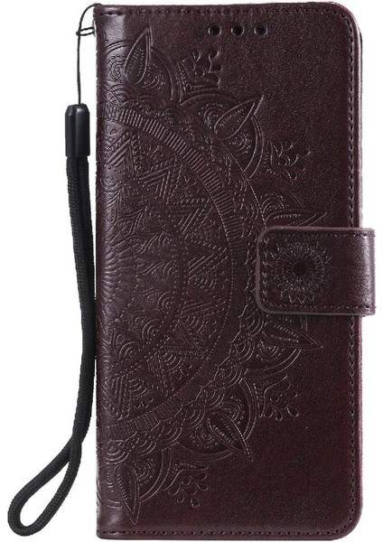 Xiaomi Poco M6 4g Için Flip Case Pu Deri Kickstand Cüzdan Kılıf Totem (Yurt Dışından)