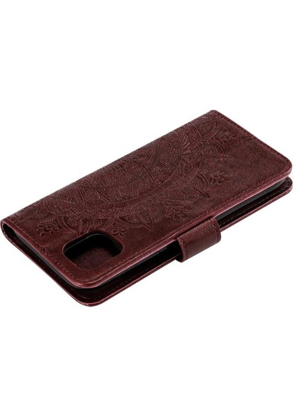 Xiaomi Poco M6 4g Için Flip Case Pu Deri Kickstand Cüzdan Kılıf Totem (Yurt Dışından)