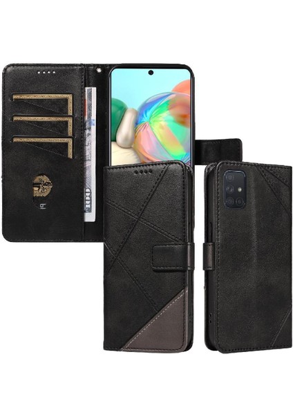 Samsung Galaxy A71 4g Deri Telefon Koruma Çantası ile Flip Case ve (Yurt Dışından) modelleri