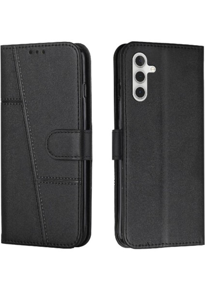 Samsung Galaxy A16 Için Flip Case Pu Deri Kart Ekleme Kickstand Tam (Yurt Dışından)