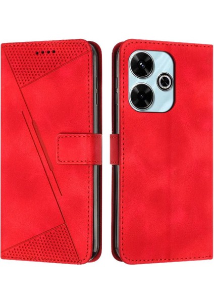 Xiaomi Poco M6 4g Kickstand Kart Ekleme Cüzdan Pu Deri Için Flip Case (Yurt Dışından)