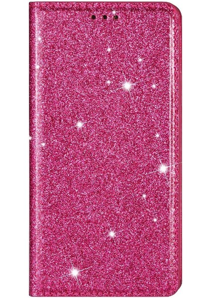 Samsung Galaxy NOTE10 Pu Deri Manyetik Kapatma Için Glitter Flip Case (Yurt Dışından)