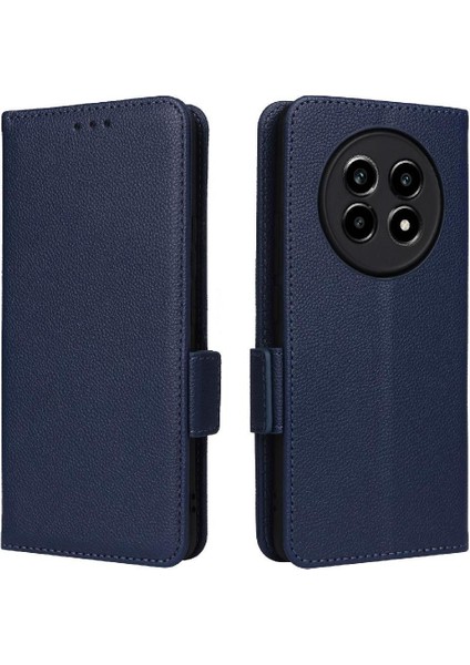Realme 13 Pro Artı Manyetik Kart Yuvaları Için Flip Case Tutucu Yan Toka Pu (Yurt Dışından)