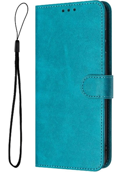 Toka ile Samsung Galaxy A16 Için Flip Case Pu Deri Saf Renk ile (Yurt Dışından)