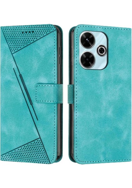Xiaomi Poco M6 4g Kickstand Kart Ekleme Cüzdan Pu Deri Için Flip Case (Yurt Dışından)