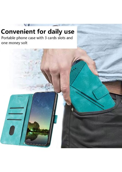 Xiaomi Poco M6 4g Kickstand Kart Ekleme Cüzdan Pu Deri Için Flip Case (Yurt Dışından)