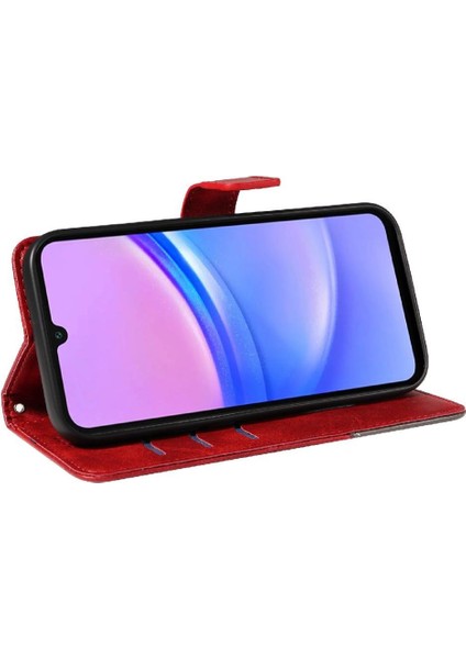 Samsung Galaxy A16 ve Kart Yuvası Deri Telefon Koruma Için Flip Case (Yurt Dışından)
