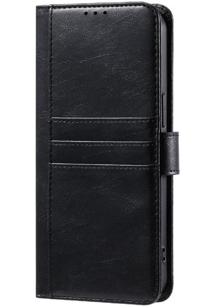 Xiaomi Poco M6 4g 6 Kart Yuvaları Için Flip Case Pu Deri Cüzdan Kickstand (Yurt Dışından)