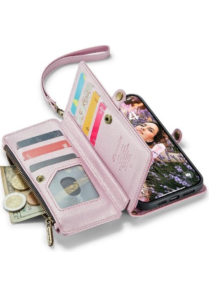 IPhone 16 Için Crossbody Durumda Pro Max Rfıd Engelleme Durumda Cüzdan Kart Tutucu (Yurt Dışından) fırsatları