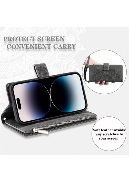 Xiaomi Poco M6 4g Kickstand Kılıf El ile Birden Fazla Kart Getirmek (Yurt Dışından)
