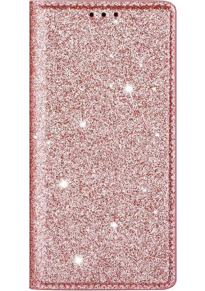 Manyi Mall Samsung Galaxy A54 Için Glitter Flip Case 5g Flip Case Cüzdan Kart Tutucu (Yurt Dışından)