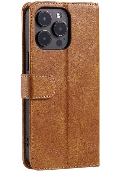 Xiaomi Poco M6 4g 6 Kart Yuvaları Için Flip Case Pu Deri Cüzdan Kickstand (Yurt Dışından)