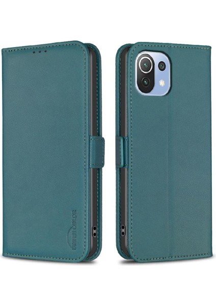 Xiaomi 11 Lite Için Flip Case Kart Yuvaları Tutucu Kickstand Manyetik Tpu Pu (Yurt Dışından)