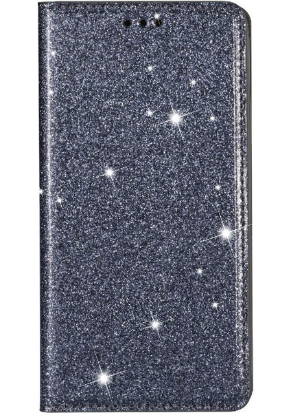 Samsung Galaxy NOTE10 Pu Deri Manyetik Kapatma Için Glitter Flip Case (Yurt Dışından)