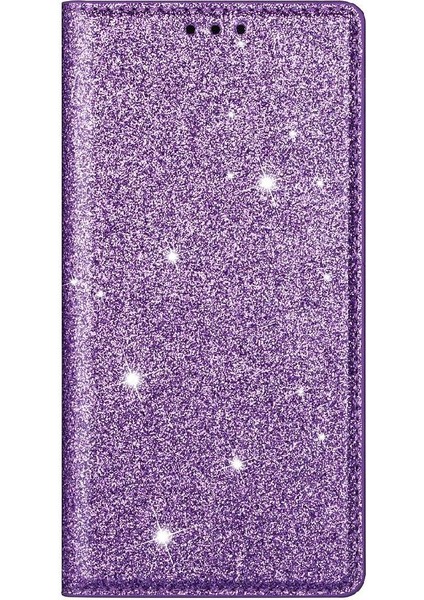 Manyi Mall Samsung Galaxy A54 Için Glitter Flip Case 5g Flip Case Cüzdan Kart Tutucu (Yurt Dışından)