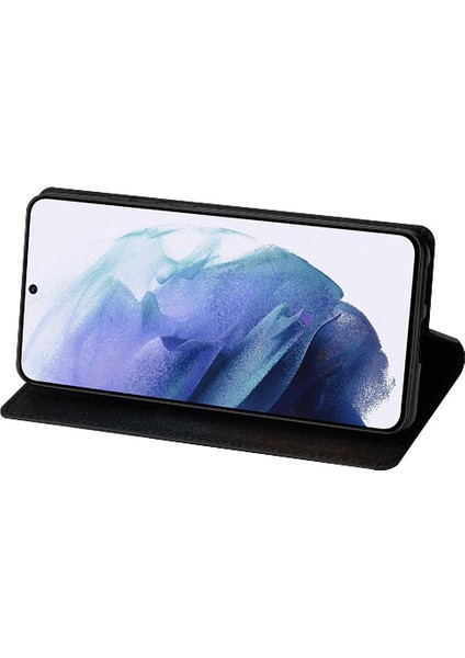 Samsung Galaxy S22 Ultra 5g Için Glitter Flip Case Pu Deri Flip Case (Yurt Dışından)