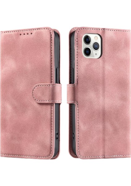 IPhone 11 Için Flip Case Pro Max Manyetik Pu Deri Bilek Kayışı Kickstand (Yurt Dışından)