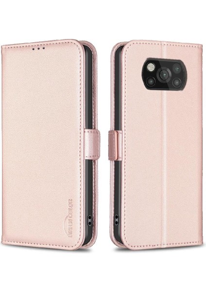 Xiaomi Poco X3 Nfc Kickstand Darbeye Tpu Iç Kabuk Kartı Için Flip Case (Yurt Dışından)