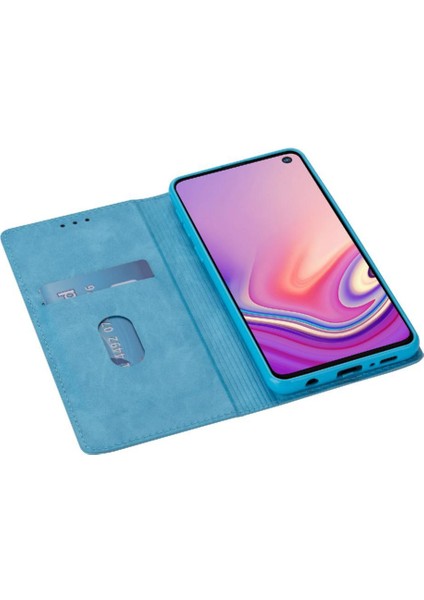 Glitter Flip Case Samsung Galaxy S10E Kart Tutucu Pu Deri Manyetik (Yurt Dışından)