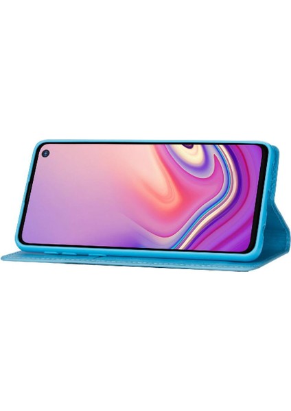Glitter Flip Case Samsung Galaxy S10E Kart Tutucu Pu Deri Manyetik (Yurt Dışından)
