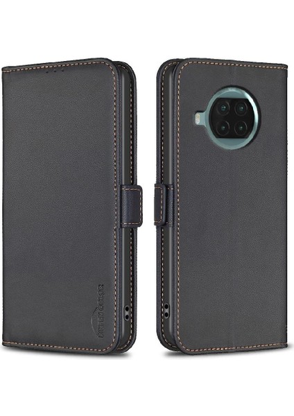 Xiaomi 10T Lite Için Flip Case Darbeye Tpu Iç Kabuk Pu Deri Cüzdan (Yurt Dışından)