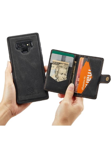Samsung Galaxy Not 9 Kart Sahibi Ayrılabilir Manyetik Tasarım Standı Için Kılıf (Yurt Dışından)