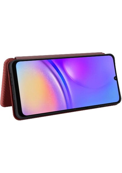 Samsung Galaxy A06 Deri Folio Flip Case Tam Koruma Için Flip Case (Yurt Dışından)