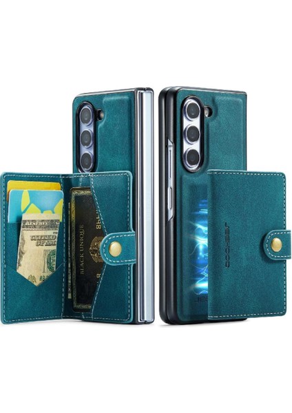 Samsung Galaxy Z Için Kılıf Fold 5 Magsafe Kart Sahibi Ayrılabilir Manyetik (Yurt Dışından)