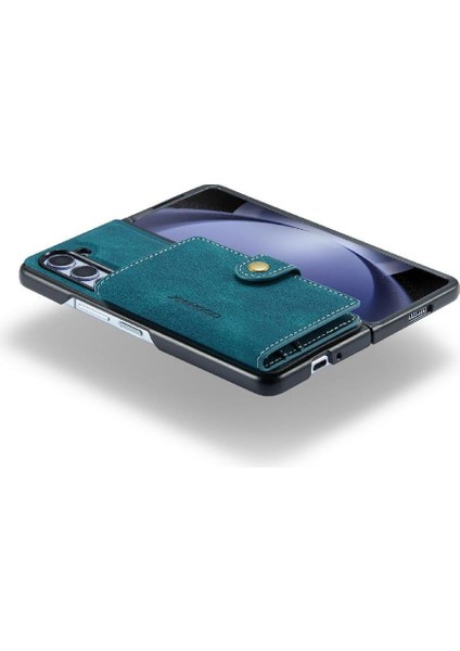 Samsung Galaxy Z Için Kılıf Fold 5 Magsafe Kart Sahibi Ayrılabilir Manyetik (Yurt Dışından)