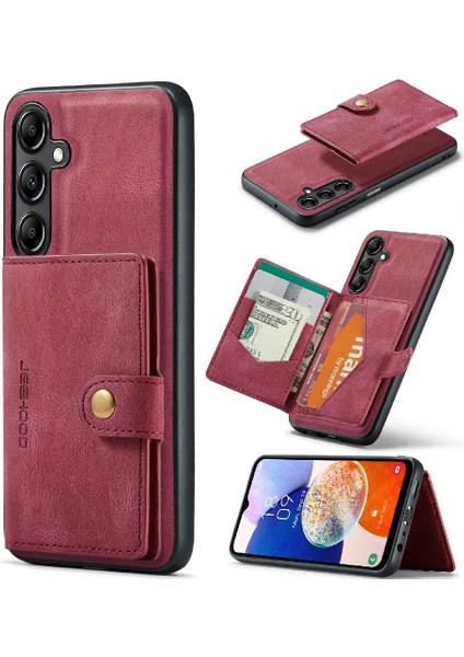 Samsung Galaxy A14 Cardholder Magsafe Ayrılabilir Manyetik Tasarım Için Kılıf (Yurt Dışından)