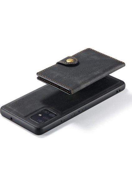 Samsung Galaxy A71 5g Cardholder Için Kılıf Standı Ayrılabilir Manyetik Tasarım (Yurt Dışından) modelleri
