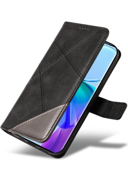 Vıvo V29 Lite Deri Telefon Koruma Kılıfı ve Kart Yuvası Için Flip Case (Yurt Dışından)