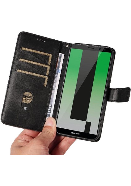 Elmas Dikiş Yüksek Kaliteli ve Huawei MATE10 Lite Için Flip Case (Yurt Dışından)