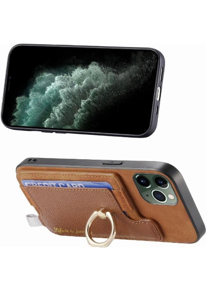 IPhone 11 Için Kılıf Pro Max Manyetik Magsafe Uyumlu Halka Standı Tutucu (Yurt Dışından)
